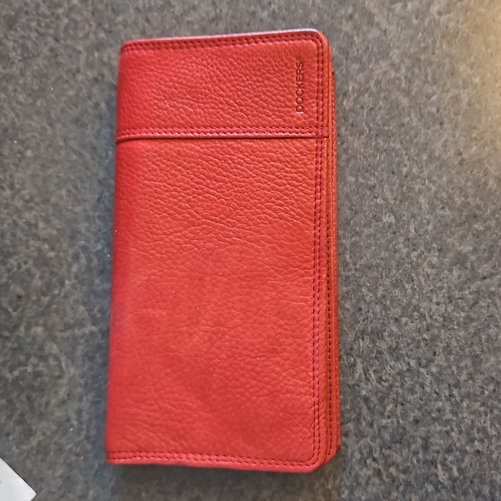 Red Docker's woman's wallet
